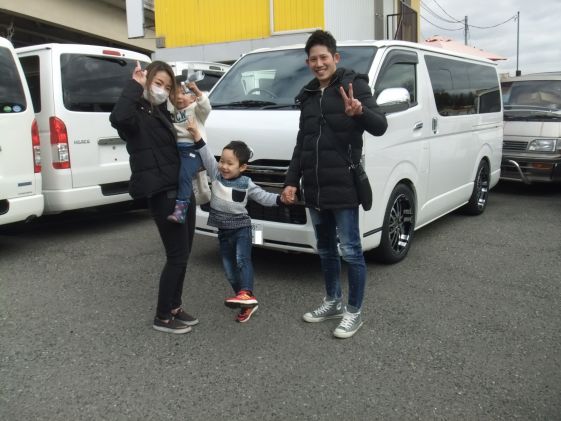 ハイエースをご購入いただいたK様