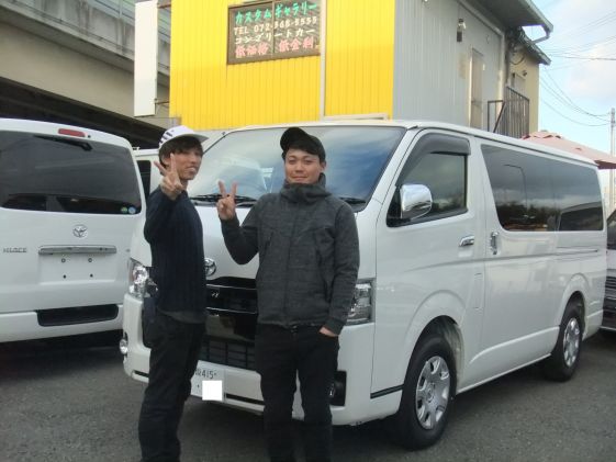 ハイエースをご購入いただいたM様