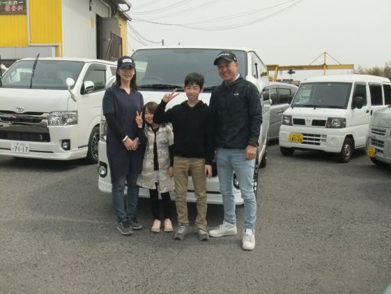 ハイエースをご購入いただいたT様