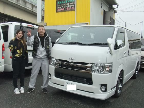 ハイエースをご購入いただいたF様