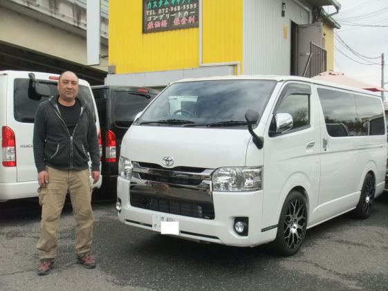 ハイエースをご購入いただいたF様
