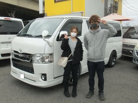 ハイエースをご購入いただいたM様