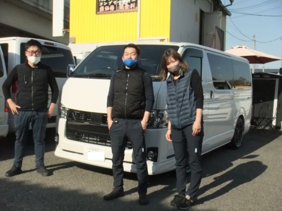 ハイエースをご購入いただいたK様