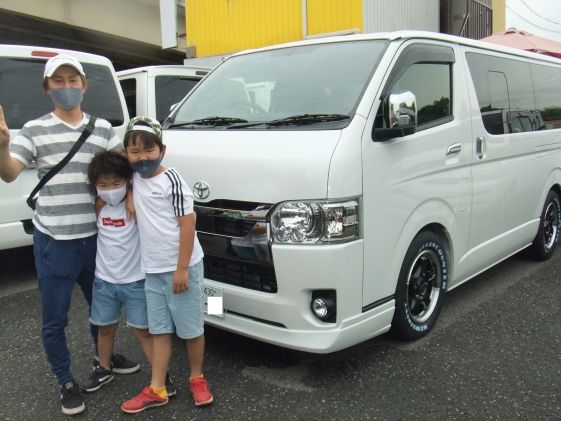 ハイエースをご購入いただいたW様