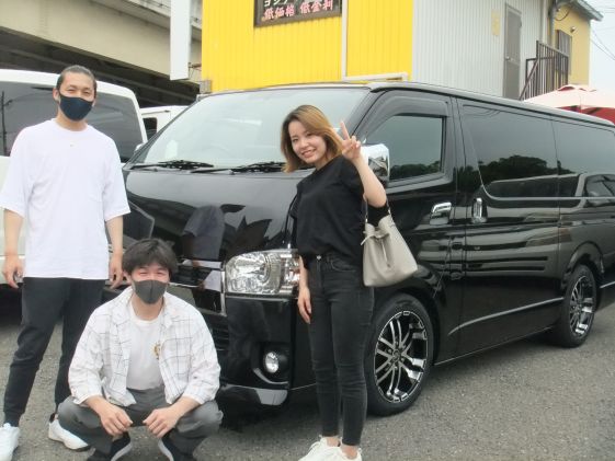 ハイエースをご購入いただいたE様