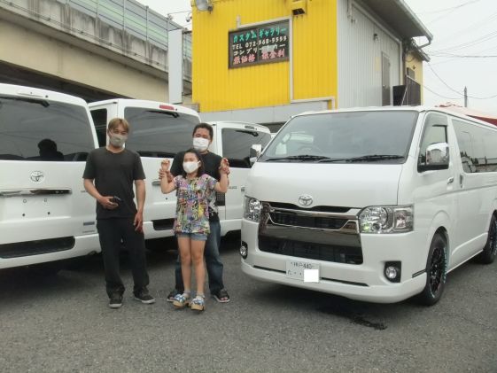 ハイエースをご購入いただいたK様
