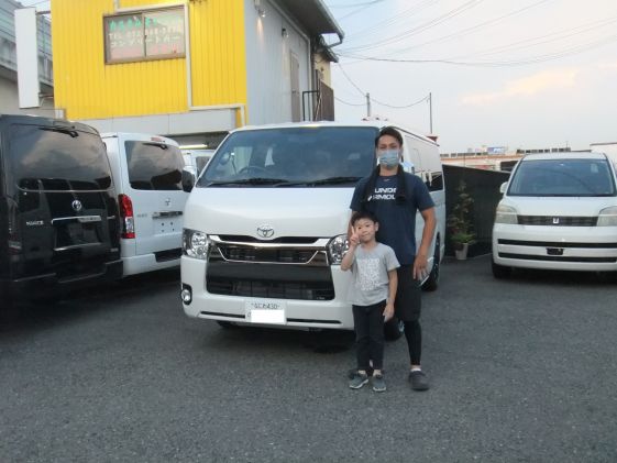 ハイエースをご購入いただいたK様