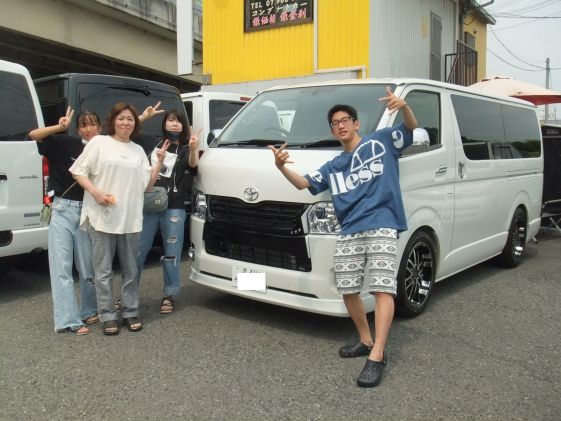 ハイエースをご購入いただいたY様