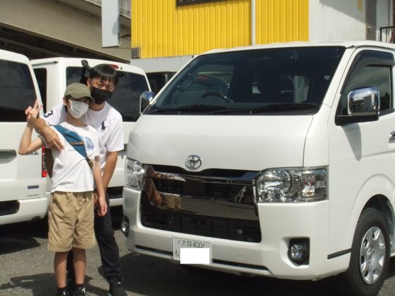 ハイエースをご購入いただいたP様