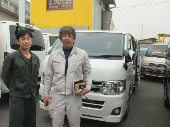 ハイエースをご購入いただいたI様