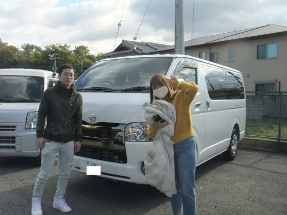 ハイエースをご購入いただいたK様