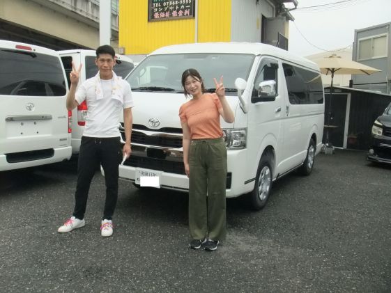 ハイエースをご購入いただいたT様