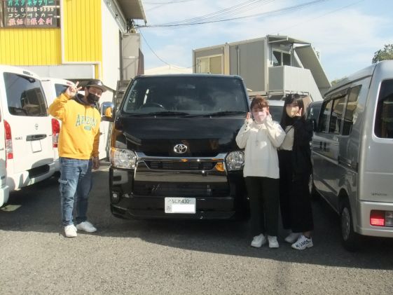 ハイエースをご購入いただいたK様