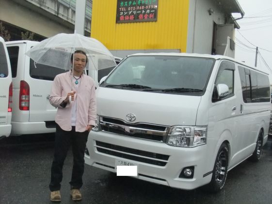 ハイエースをご購入いただいたK様
