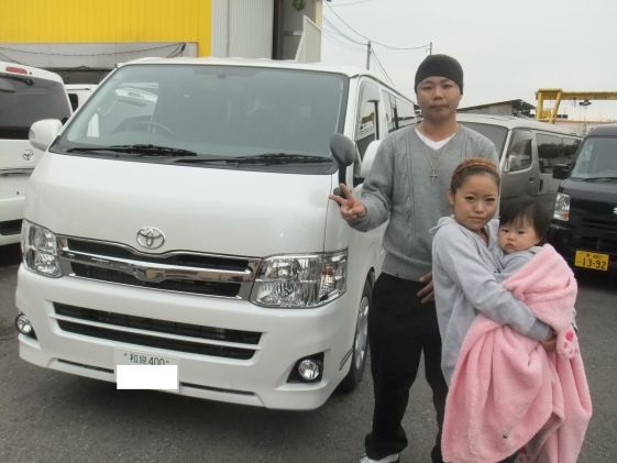 ハイエースをご購入いただいたT様