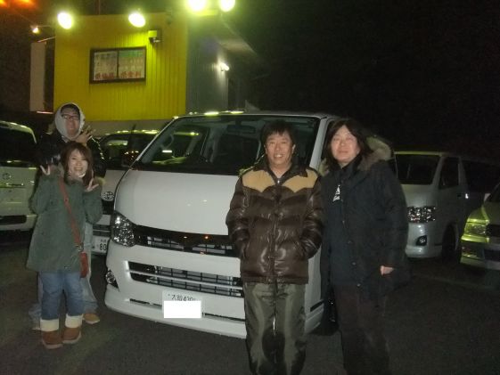 ハイエースをご購入いただいたY様