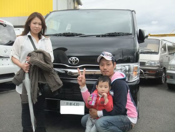 ハイエースをご購入いただいたO様