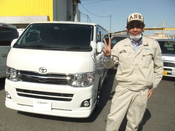 ハイエースをご購入いただいたH様