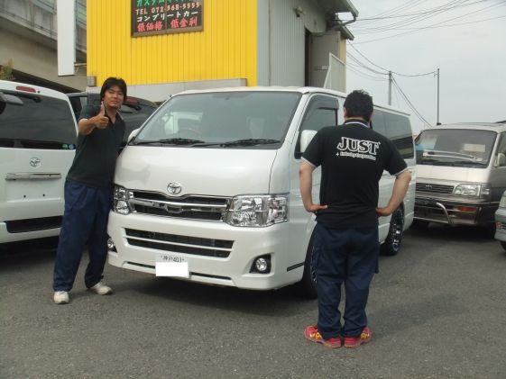 ハイエースをご購入いただいたＹ様