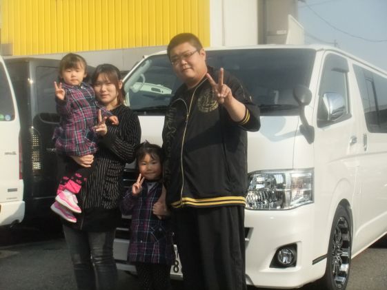 ハイエースをご購入いただいたM様