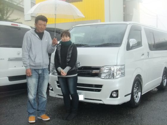 ハイエースをご購入いただいたH様