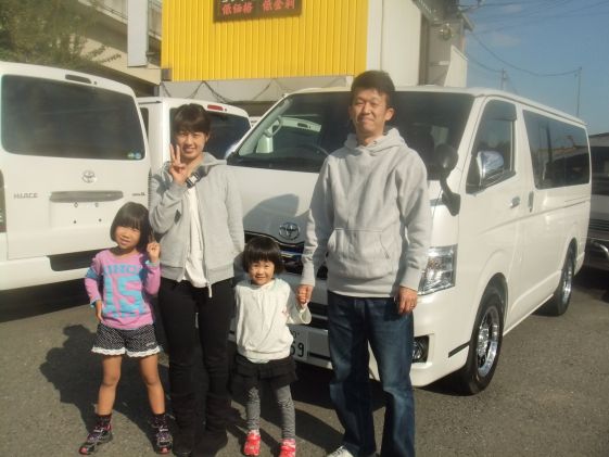 ハイエースをご購入いただいたI様