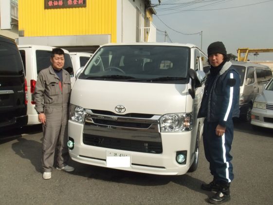 ハイエースをご購入いただいたT様