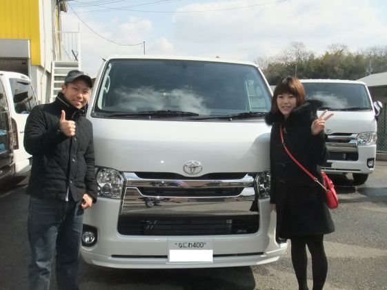 ハイエースをご購入いただいたM様