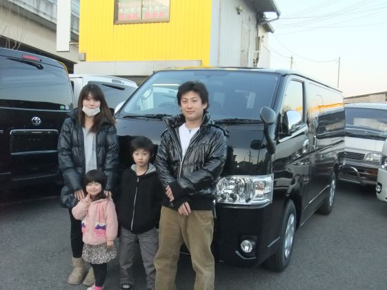 ハイエースをご購入いただいたF様