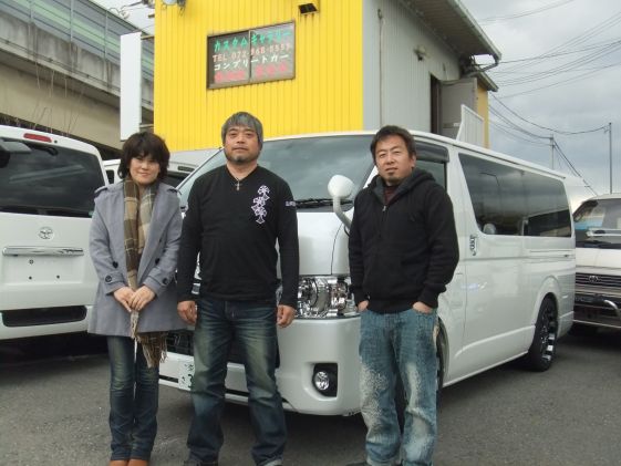 ハイエースをご購入いただいたF様