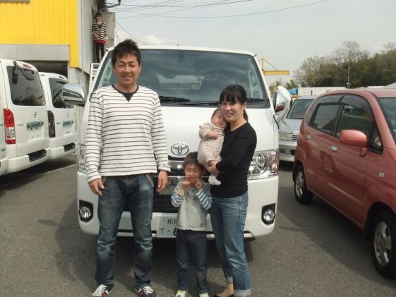 ハイエースをご購入いただいたK様