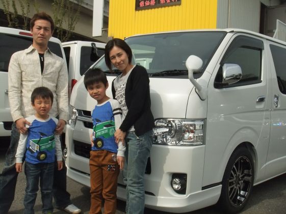 ハイエースをご購入いただいたI様