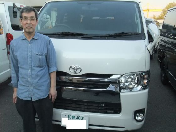 ハイエースをご購入いただいたK様