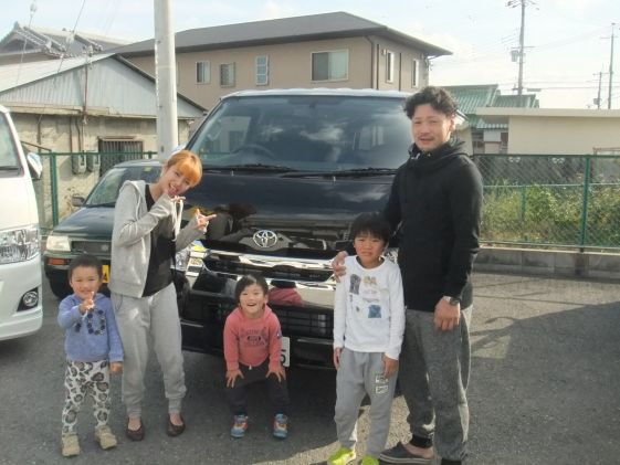 ハイエースをご購入いただいたK様