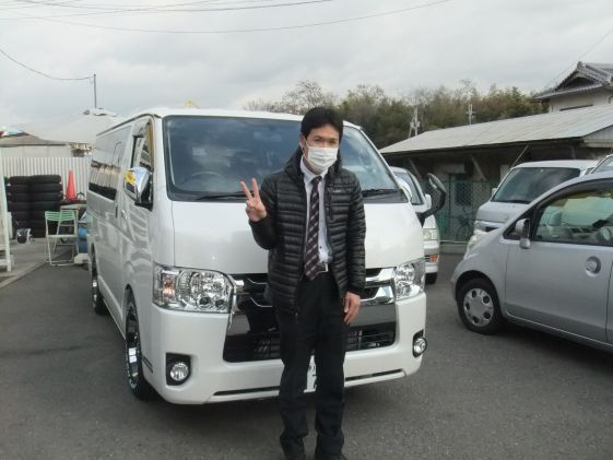 ハイエースをご購入いただいたF様