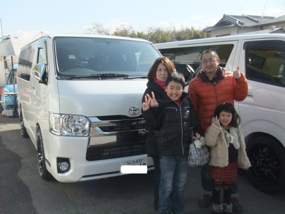 ハイエースをご購入いただいたS様