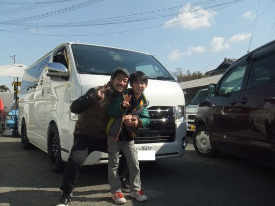 ハイエースをご購入いただいたY様