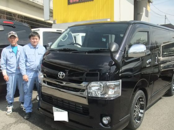 ハイエースをご購入いただいたM様