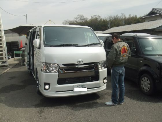 ハイエースをご購入いただいたF様