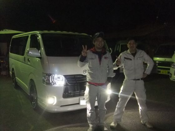 ハイエースをご購入いただいたE様
