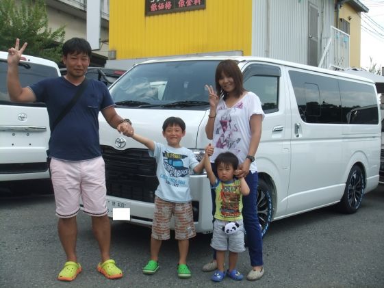 ハイエースをご購入いただいたM様