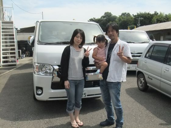 ハイエースをご購入いただいたS様