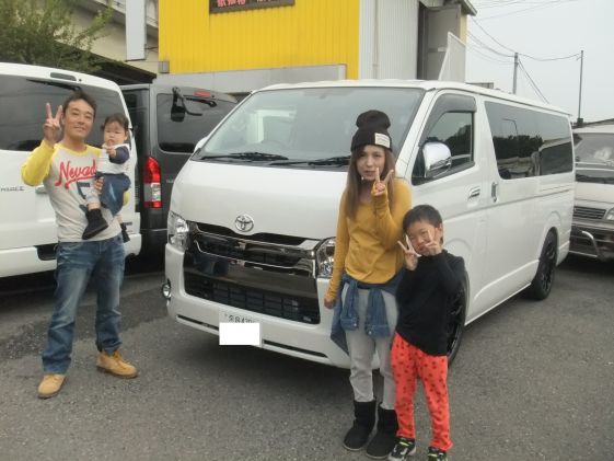 ハイエースをご購入いただいたI様