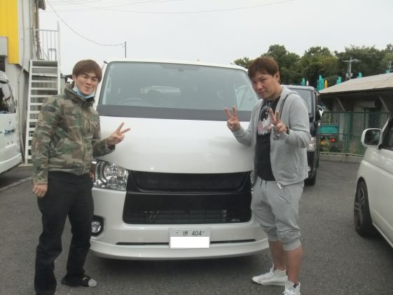 ハイエースをご購入いただいたI様