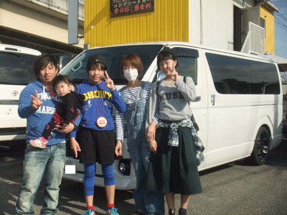 ハイエースをご購入いただいたK様