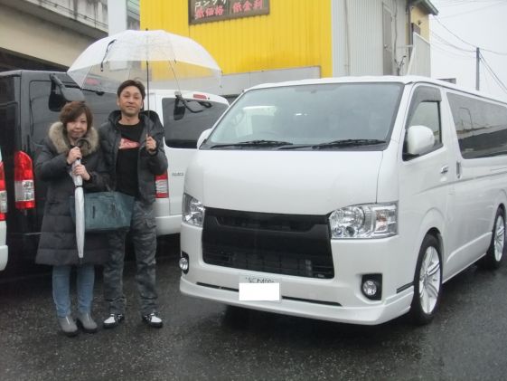 ハイエースをご購入いただいたK様