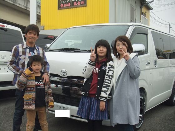 ハイエースをご購入いただいたN様