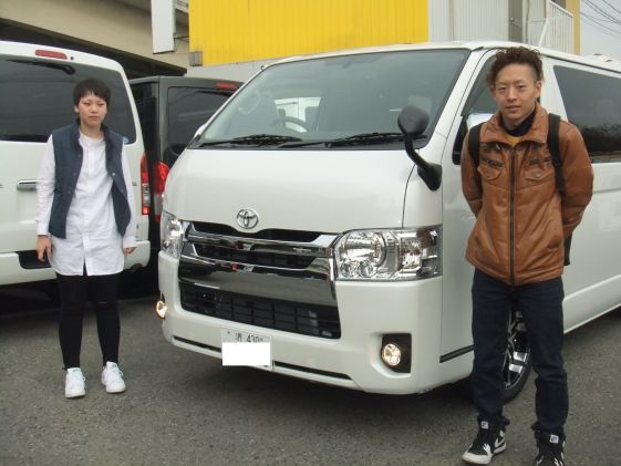 ハイエースをご購入いただいたS様