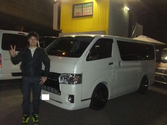 ハイエースをご購入いただいたS様