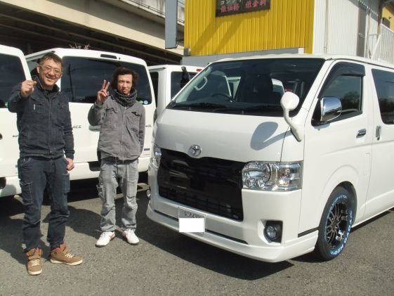 ハイエースをご購入いただいたK様